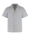 Hugo Boss Boss Technical Fabric Shirt In Gray