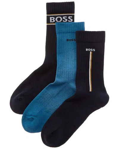 Hugo Boss Boss  Set Of 3 Sock In Multi