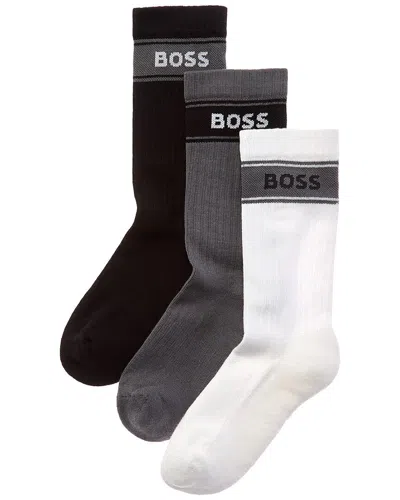 Hugo Boss Boss  Set Of 3 Sock In Multi