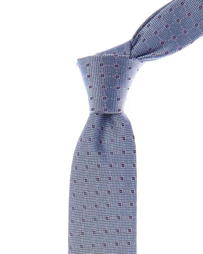 Hugo Boss Boss  Silk-blend Tie In Blue