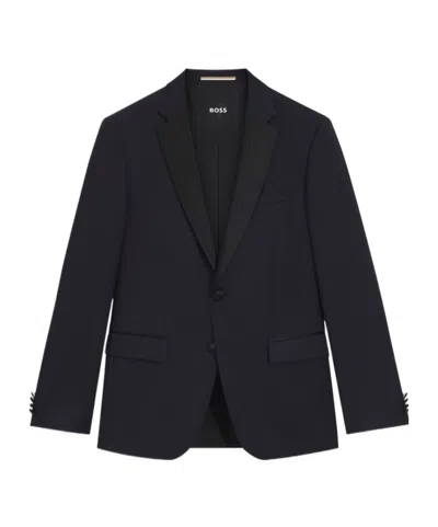Hugo Boss Boss  Single-breasted Tailored Blazer In Black