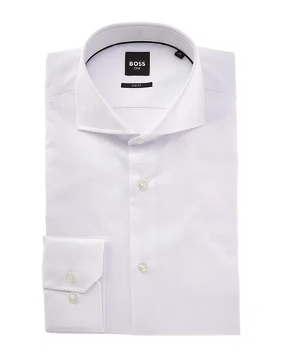 Hugo Boss Boss  Slim Fit Dress Shirt In White