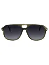 Hugo Boss Boss Green Horn Acetate Sunglasses