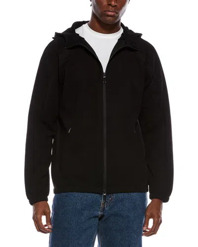 Hugo Boss Stellan League Zip Hoodie In Black