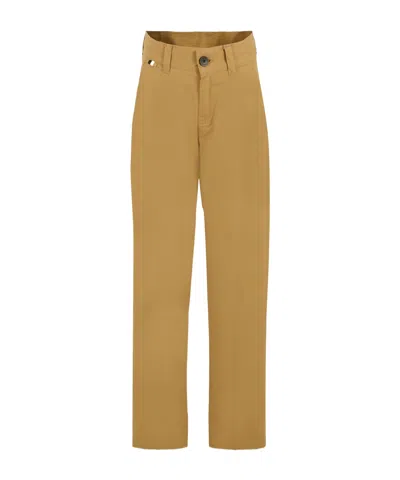 Hugo Boss Kids' Boss  Straight-leg Pants In Brown