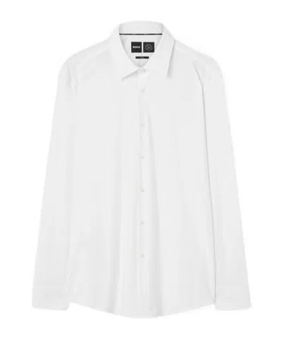 Hugo Boss Cotton Shirt In White