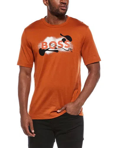 Hugo Boss Boss  Thompson T-shirt In Brown