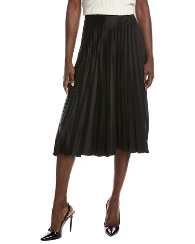Hugo Boss Boss  Vlissa Pleated Midi Skirt In Black
