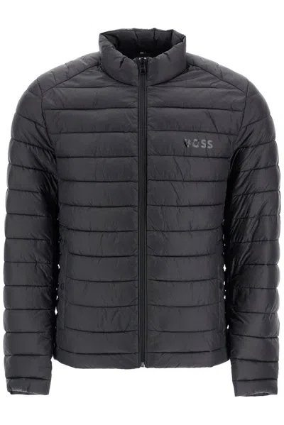 Hugo Boss Calanos Lightweight Puffer Jacket In Black