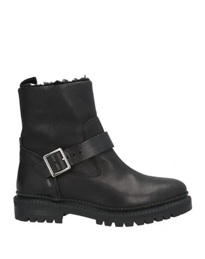 Hugo Boss Boss  Woman Ankle Boots Black Size 7 Leather