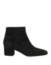 Hugo Boss Boss  Woman Ankle Boots Black Size 9 Leather In Black