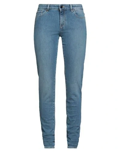 Hugo Boss Boss  Woman Jeans Blue Size 29w-34l Cotton, Polyester, Elastane