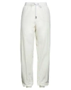 Hugo Boss Boss  Woman Pants Ivory Size 6 Polyamide In White