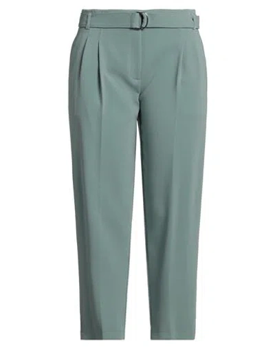 Hugo Boss Boss  Woman Pants Sage Green Size 10 Triacetate, Polyester