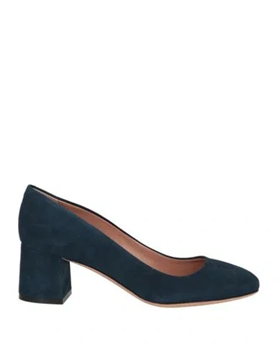 Hugo Boss Boss  Woman Pumps Midnight Blue Size 10.5 Leather