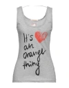 Hugo Boss Boss Woman Tank Top Grey Size M Cotton