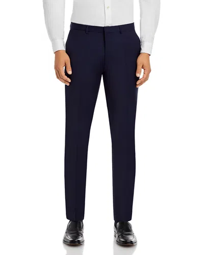 Hugo Boss Hesten Stretch Wool Extra Slim Fit Suit Pants In Dark Blue