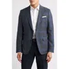 Hugo Boss Boss Hutson Check Virgin Wool Sport Coat In Blue