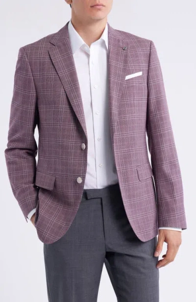 Hugo Boss Boss Hutson Plaid Virgin Wool Sport Coat