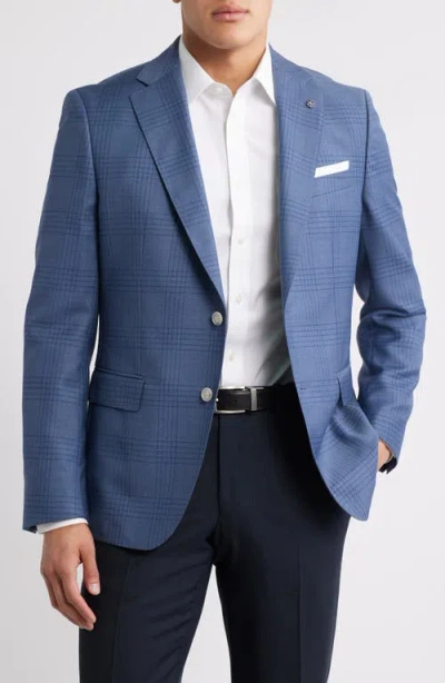 Hugo Boss Boss Hutson Plaid Virgin Wool Sport Coat