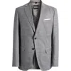 Hugo Boss Boss Hutson Virgin Wool Blend Sport Coat In Silver
