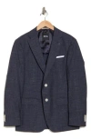 Hugo Boss Boss Hutson Wool Blend Sport Coat In Dark Blue