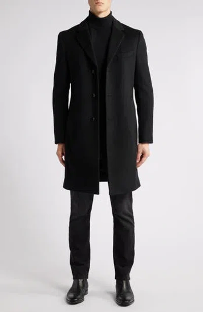 Hugo Boss Boss Hyde Felted Wool & Cashmere Car Coat