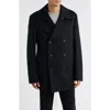 Hugo Boss Boss Hyde Wool & Cashmere Peacoat In Black