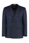 Hugo Boss Boss I Wear A Slim Fit Two-piece Suit Made Of Virgin Wool. In Blue