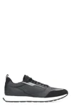 Hugo Boss Boss Icelin Fabric Low-top Sneakers In Black