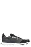 Hugo Boss Boss Icelin Fabric Low-top Sneakers In Black