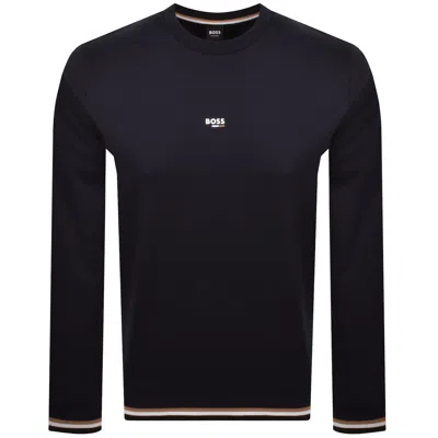 Hugo Boss Boss Iconic Sweatshirt Navy In Black