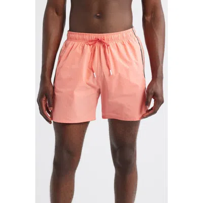 Hugo Boss Boss Iconic Swim Trunks In Pink