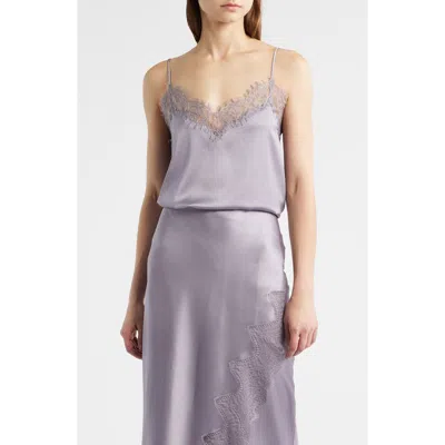 Hugo Boss Boss Ilessy Eyelash Lace Camisole In Purple