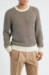Hugo Boss Boss Imauro Cotton Sweater In Brown