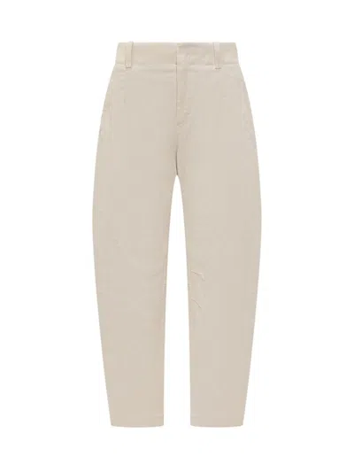 Hugo Boss Boss Ivory Slim Fit Trousers Boss In Neutral