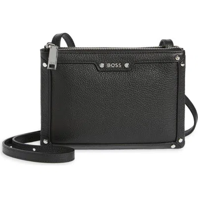 Hugo Boss Boss Ivy Crossbody Bag In Black
