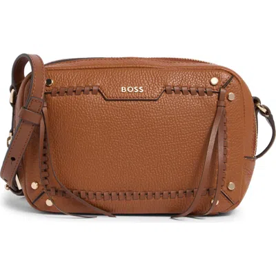 Hugo Boss Boss Ivy Crossbody Bag In Brown