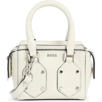 Hugo Boss Boss Ivy Extra Small Shoulder Bag In White