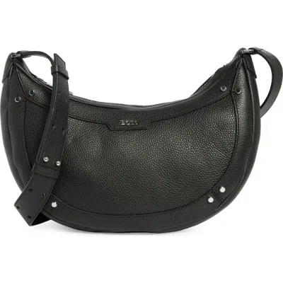 Hugo Boss Boss Ivy Hobo Bag In Black