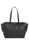 Hugo Boss Boss Ivy Shopper Tote Bag In Black
