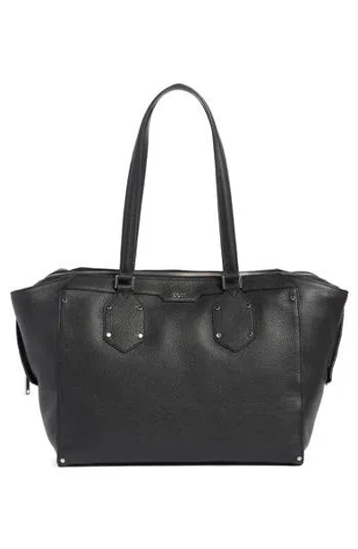 Hugo Boss Boss Ivy Shopper Tote Bag In Black