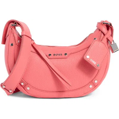Hugo Boss Boss Ivy Small Hobo Bag In Pink