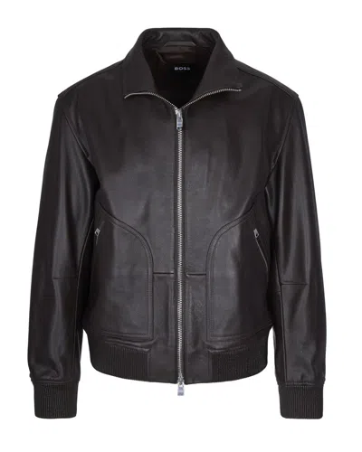 Hugo Boss Boss Jacket In Black