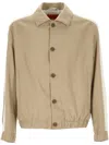 Hugo Boss Boss Beige Jacket With Buttons In Neutral