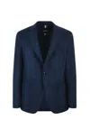 Hugo Boss Boss  Jackets In Blu Melange