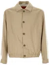 Hugo Boss Boss Beige Jacket With Buttons In Neutral