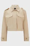 Hugo Boss Regular-fit Jacket In A Cotton Blend
