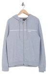 Hugo Boss Boss James Hooded Jacket In Gray