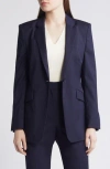 Hugo Boss Janeri Blazer In Sky Captain